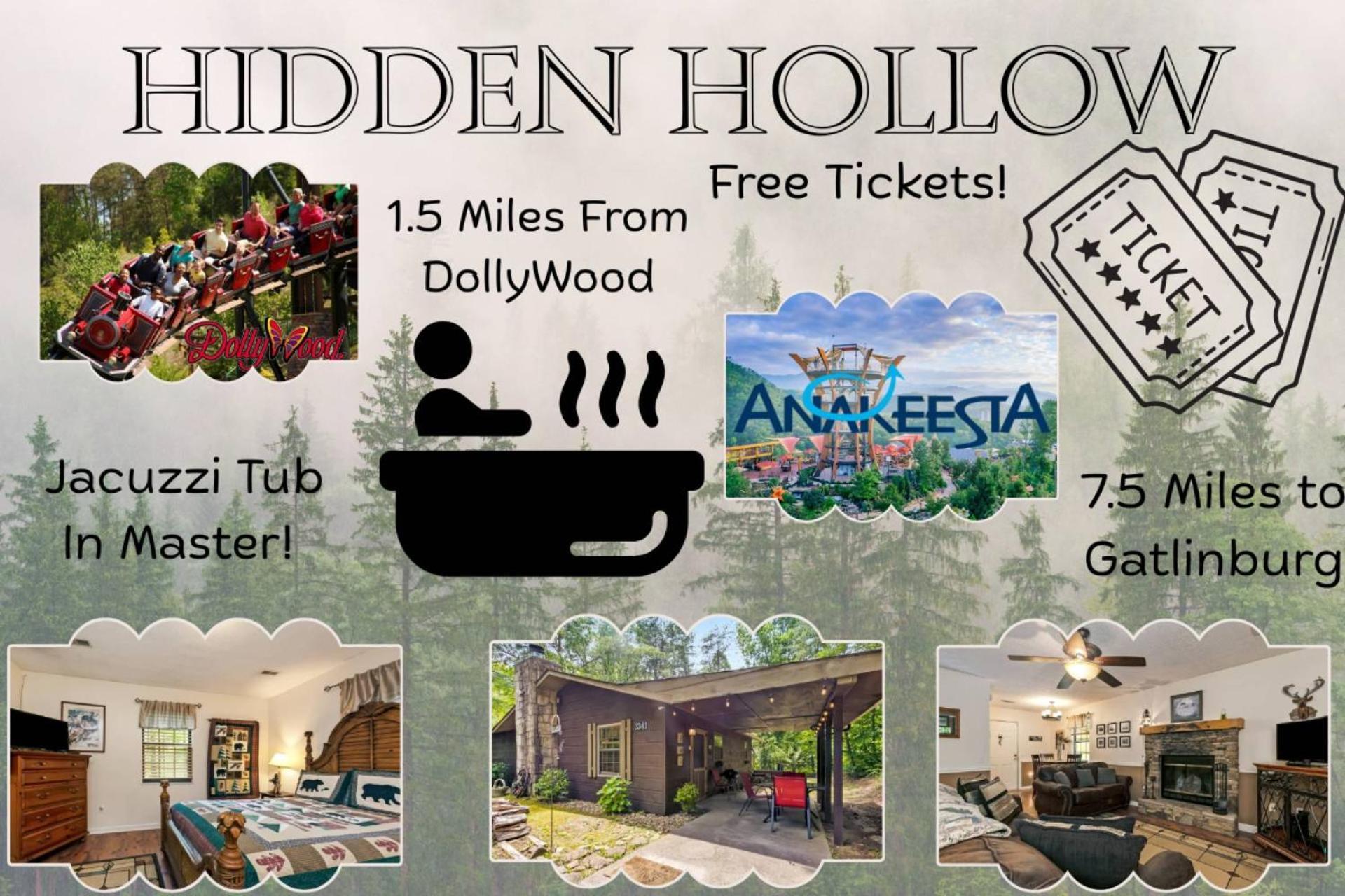 Hidden Hollow Пиджен-Фордж Экстерьер фото